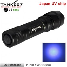 Ультрафиолетовый фонарь Tank007 PT10 UV Flashlight 365 1W